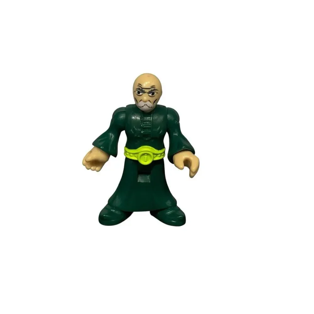 Fisher Price Imaginext Blue Black Knight & Green Neon Wizard Action Figures - Picture 4 of 9